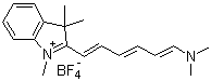 CAS 登录号：235781-92-7, 2-[(1E,3E,5E)-6-(二甲基氨基)-1,3,5-己三烯基]-1,3,3-三甲基-3H-吲哚鎓四氟硼酸盐