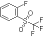 structure of CAS# 2358-41-0, 2-氟苯基三氟甲基砜