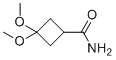 3,3-二甲氧基环丁烷甲酰胺分子结构 (CAS 2360931-42-4)