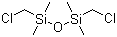 structure of CAS# 2362-10-9, 1,3-Bis(chloromethyl)-1,1,3,3-tetramethyldisiloxane
