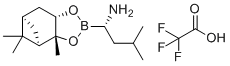 CAS # 2363753-29-9, Bortezomib Impurity 32, (S)-3-Methyl-1-((3aR,4R,6R,7aS)-3a,5,5-trimethylhexahydro-4,6-methanobenzo[d][1,3,2]dioxaborol-2-yl)butan-1-amine 2,2,2-trifluoroacetate