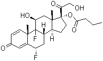 CAS # 23640-96-2, 6a,9-Difluoro-11b,17,21-trihydroxypregna-1,4-diene-3,20-dione 17-butyrate
