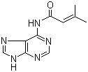 structure of CAS# 2365-40-4, N6-异戊烯基腺嘌呤