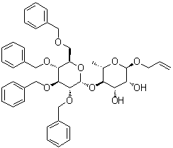 CAS # 236731-58-1, 2-Propenyl 6-deoxy-4-O-[2,3,4,6-tetrakis-O-(phenylmethyl)-alpha-D-glucopyranosyl]-alpha-L-mannopyranoside