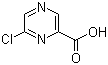 structure of CAS# 23688-89-3, 6-Chloropyrazine-2-carboxylic acid
