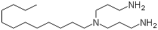 N,N-双(3-氨基丙基)十二胺分子结构 (CAS 2372-82-9)