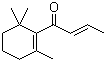 structure of CAS# 23726-91-2, (E)-1-(2,6,6-Trimethylcyclohex-1-enyl)but-2-en-1-one