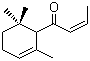 structure of CAS# 23726-92-3, 顺式-1-(2,6,6-三甲基-2-环己烯-1-基)-2-丁烯-1-酮