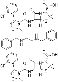 CAS 登录号：23736-58-5, 苄星邻氯青霉素, 邻氯苄星
