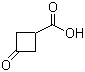 structure of CAS# 23761-23-1, 3-Oxocyclobutanecarboxylic acid