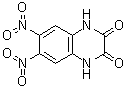 structure of CAS# 2379-57-9, 6,7-二硝基喹喔啉-2,3-(1H,4H)-二酮