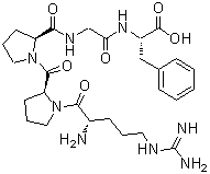 structure of CAS# 23815-89-6, 1-5-Bradykinin