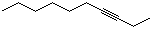 structure of CAS# 2384-85-2, 3-癸炔