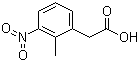 structure of CAS# 23876-15-5, 2-甲基-3-硝基苯乙酸