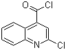 structure of CAS# 2388-32-1, 2-氯喹啉-4-甲酰氯