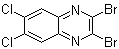 structure of CAS# 239095-84-2, 2,3-二溴-6,7-二氯喹喔啉