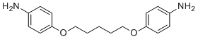 CAS # 2391-56-2, 1,5-Bis(p-aminophenoxy)pentane, 4-[5-(4-aminophenoxy)pentoxy]aniline