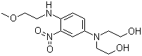 CAS 登录号：23920-15-2, 4-[(2-甲氧基乙基)氨基]-3-硝基苯胺-N,N-二乙醇, HC 蓝 11 号