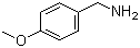 4-甲氧基苄胺分子结构 (CAS 2393-23-9)