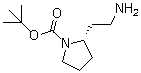 structure of CAS# 239483-09-1, (2S)-2-(2-氨基乙基)-1-吡咯烷甲酸叔丁酯