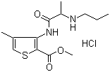 structure of CAS# 23964-57-0, 盐酸阿替卡因