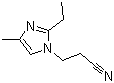 structure of CAS# 23996-25-0, 1-氰乙基-2-乙基-4-甲基咪唑