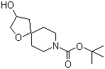 N-叔丁氧羰基-1-氧杂-8-氮杂螺[4.5]癸烷-3-醇分子结构 (CAS 240401-09-6)