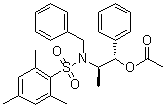 structure of CAS# 240423-53-4, N-[(1R,2S)-2-(乙酰氧基)-1-甲基-2-苯基乙基]-2,4,6-三甲基-N-(苯基甲基)苯磺酰胺