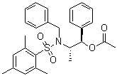 structure of CAS# 240423-74-9, N-[(1S,2R)-2-(乙酰氧基)-1-甲基-2-苯基乙基]-2,4,6-三甲基-N-(苯基甲基)苯磺酰胺