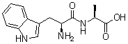 structure of CAS# 24046-71-7, L-Tryptophyl-L-alanine