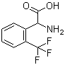 structure of CAS# 240490-00-0, 2-(三氟甲基)苯基甘氨酸