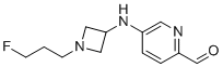 5-[[1-(3-氟丙基)氮杂环丁烷-3-基]氨基]吡啶-2-甲醛分子结构 (CAS 2407535-11-7)