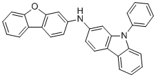 N-(二苯并[b,d]呋喃-3-基)-9-苯基-9H-咔唑-2-胺分子结构 (CAS 2410401-58-8)