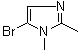 5-溴-1,2-二甲基咪唑分子结构 (CAS 24134-09-6)
