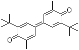 structure of CAS# 2417-00-7, 3,3'-Dimethyl-5,5'-di-tert-butyl-4,4'-diphenoquinone