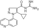 Zoniporide分子结构 (CAS 241800-98-6)