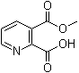 3-(甲氧羰基)皮考林酸分子结构 (CAS 24195-02-6)