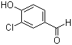 structure of CAS# 2420-16-8, 3-Chloro-4-hydroxybenzaldehyde