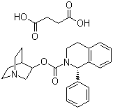 structure of CAS# 242478-38-2, Solifenacin succinate