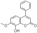 CAS # 24258-36-4, 8-Hydroxy-7-methoxy-4-phenylcoumarin, 8-Hydroxy-7-methoxy-4-phenyl-2H-1-benzopyran-2-one