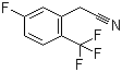 structure of CAS# 242812-09-5, 5-Fluoro-2-(trifluoromethyl)phenylacetonitrile