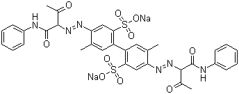 酸性黄 44分子结构 (CAS 2429-76-7)