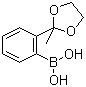 2-(2-甲基-1,3-二氧戊环-2-基)苯硼酸分子结构 (CAS 243140-14-9)