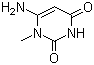 structure of CAS# 2434-53-9, 6-氨基-1-甲基脲嘧啶
