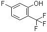 5-氟-2-三氟甲基苯酚分子结构 (CAS 243459-91-8)