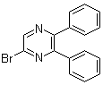 2-溴-5,6-二苯基吡嗪分子结构 (CAS 243472-70-0)