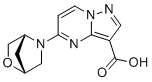 structure of CAS# 2434843-97-5, 5-[(1R,4R)-2-oxa-5-azabicyclo[2.2.1]heptan-5-yl]pyrazolo[1,5-a]pyrimidine-3-carboxylic acid