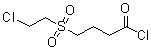 CAS # 24352-85-0, 4-[(2-Chloroethyl)sulfonyl]butanoyl chloride