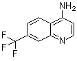 4-氨基-7-(三氟甲基)喹啉分子结构 (CAS 243666-11-7)