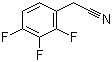 2,3,4-三氟苯乙腈分子结构 (CAS 243666-13-9)